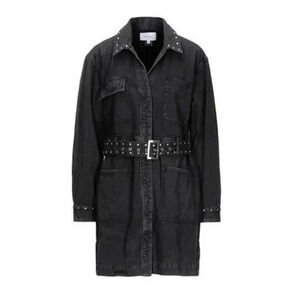 Current/Elliott  Size S The Debbie Studded Denim Shirt Dress Washed Black NEW!